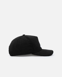 New Era Atlanta Braves 'Corduroy Rose' Pre-Curved Golfer Snapback Black Corduroy/White