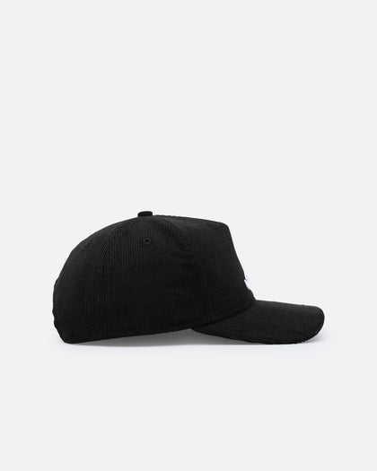 New Era Atlanta Braves 'Corduroy Rose' Pre-Curved Golfer Snapback Black Corduroy/White