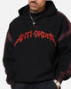 The Anti Order Mosh Boxy Hoodie Sunfade Black/Red