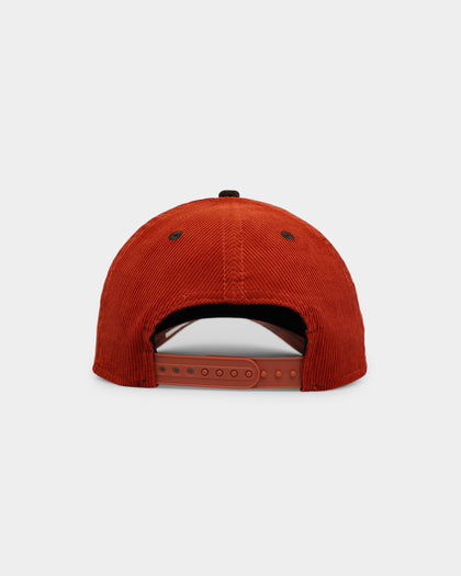 New Era Missoula Timberjacks 'Pumpkin Spice Corduroy' 9FORTY A-Frame Snapback Copper/Brown
