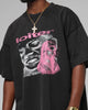 Loiter Silicone Premium Vintage T-Shirt Washed Black