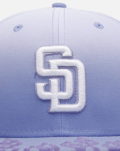 New Era San Diego Padres 'Sundye Flames' 59FIFTY Fitted Lavender