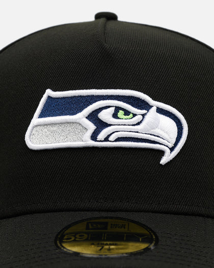 New Era Seattle Seahawks 'Black And Team Color' 59FIFITY Fitted Black/Official Team Color