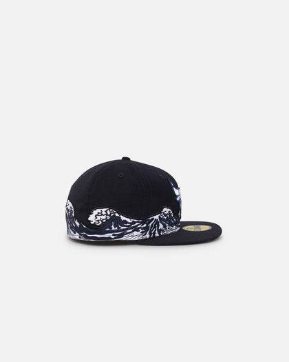New Era Chicago Bulls "Wave" 59FIFTY Fitted Navy/White
