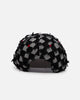 New Era Atlanta Braves 'Frayed Checkerboard' 9FORTY A-Frame Snapback Black/Grey