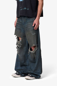 MNML Oil Stain Rave Denim Blue