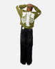 MNML Skeleton Knit Sweater Moss