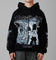 Loiter X Yu-Gi-Oh! Kaiba Blue Eyes Hoodie Black