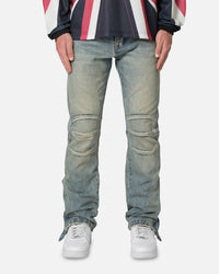 MNML D529 Moto Denim Jeans Vintage Blue