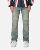 MNML D529 Moto Denim Jeans Vintage Blue