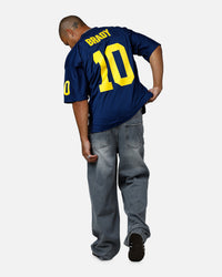 Mitchell & Ness University Of Michigan Wolverines Tom Brady #10 1999 Home Jersey Navy