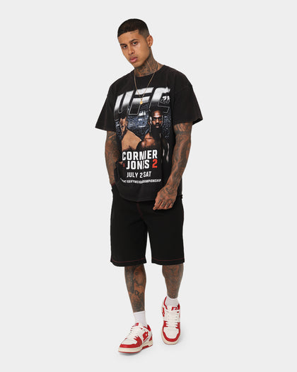 UFC By Goat Crew 214 Card Vintage T-Shirt Black Wash