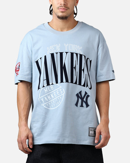 Pro Standard MLB New York Yankees Stamped Men's S/S Top (Dusty Blue) L