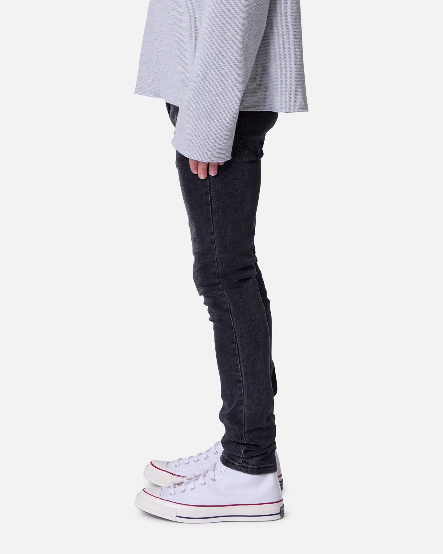 MNML Skinny Jeans Washed Black | Culture Kings US