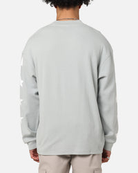Carre Waffle Workwear Long Sleeve T-Shirt Grey