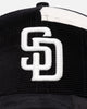 New Era San Diego Padres 'Patchwork Corduroy' 9FORTY A-Frame Snapback Black/Cream