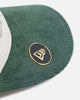 New Era Oakland Athletics'Heritage Golf' Pre-Curved Golfer Snapback Chrome White