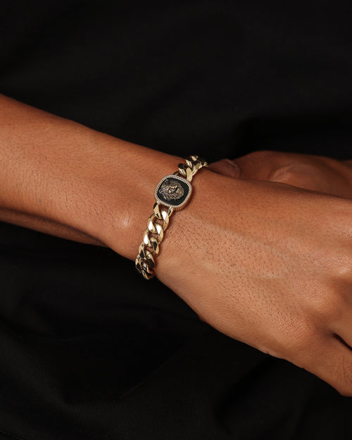 Guess Mainline Lion King Bracelet Gold