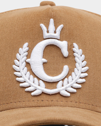 New Era x Culture Kings Corduroy 9FORTY A-Frame Snapback Wheat
