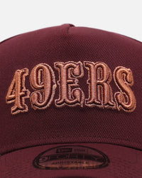 New Era San Francisco 49ers 'Penny' 9FORTY A-Frame Snapback Maroon