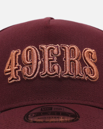 New Era San Francisco 49ers 'Penny' 9FORTY A-Frame Snapback Maroon