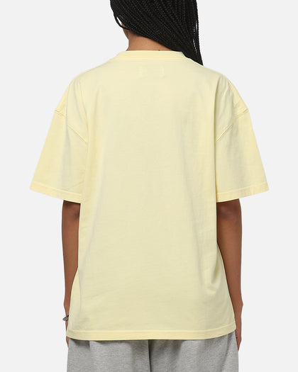 Ed Hardy Double Dragon Applique T-Shirt Butter Yellow