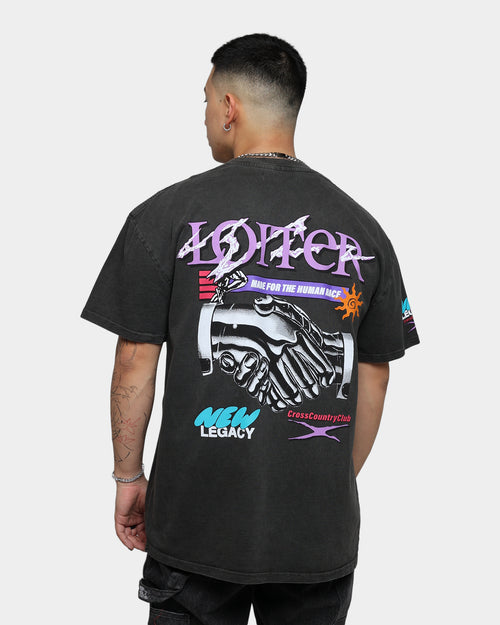 Loiter New Legacy Ultra Premium Vintage T-Shirt Black Wash