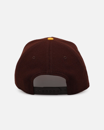 New Era Chicago Cubs 'Members Only' 9FORTY A-Frame Snapback Brown
