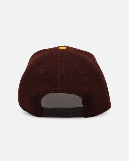 New Era Chicago Cubs 'Members Only' 9FORTY A-Frame Snapback Brown