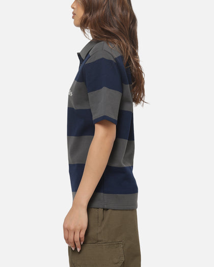 Carre Common Striped Polo Forest/Navy
