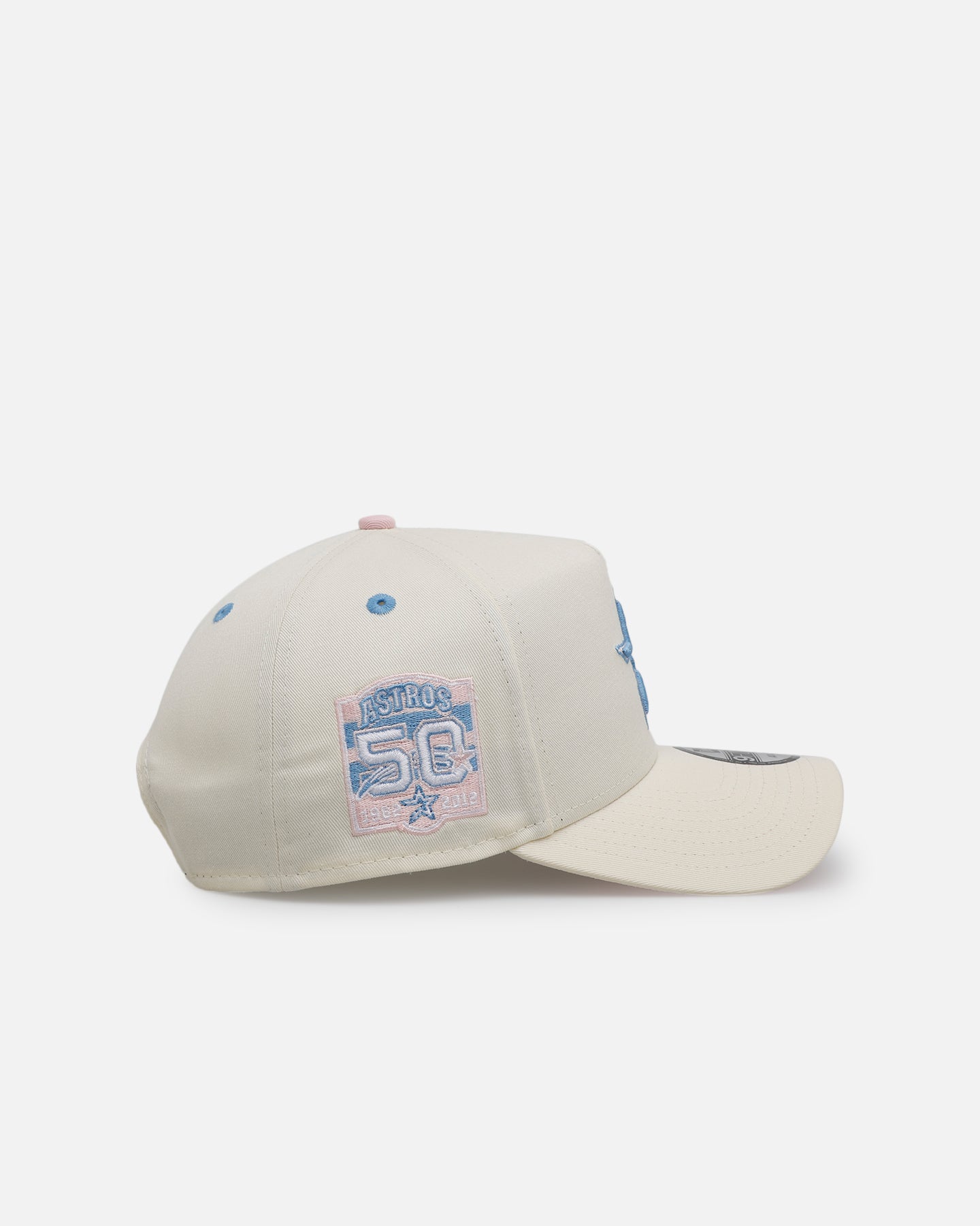 New Era Houston Astros 'Pastel' 9FORTY A-Frame Snapback Chrome