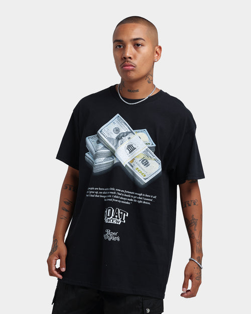 Goat Crew Paper Chasers T-Shirt Black