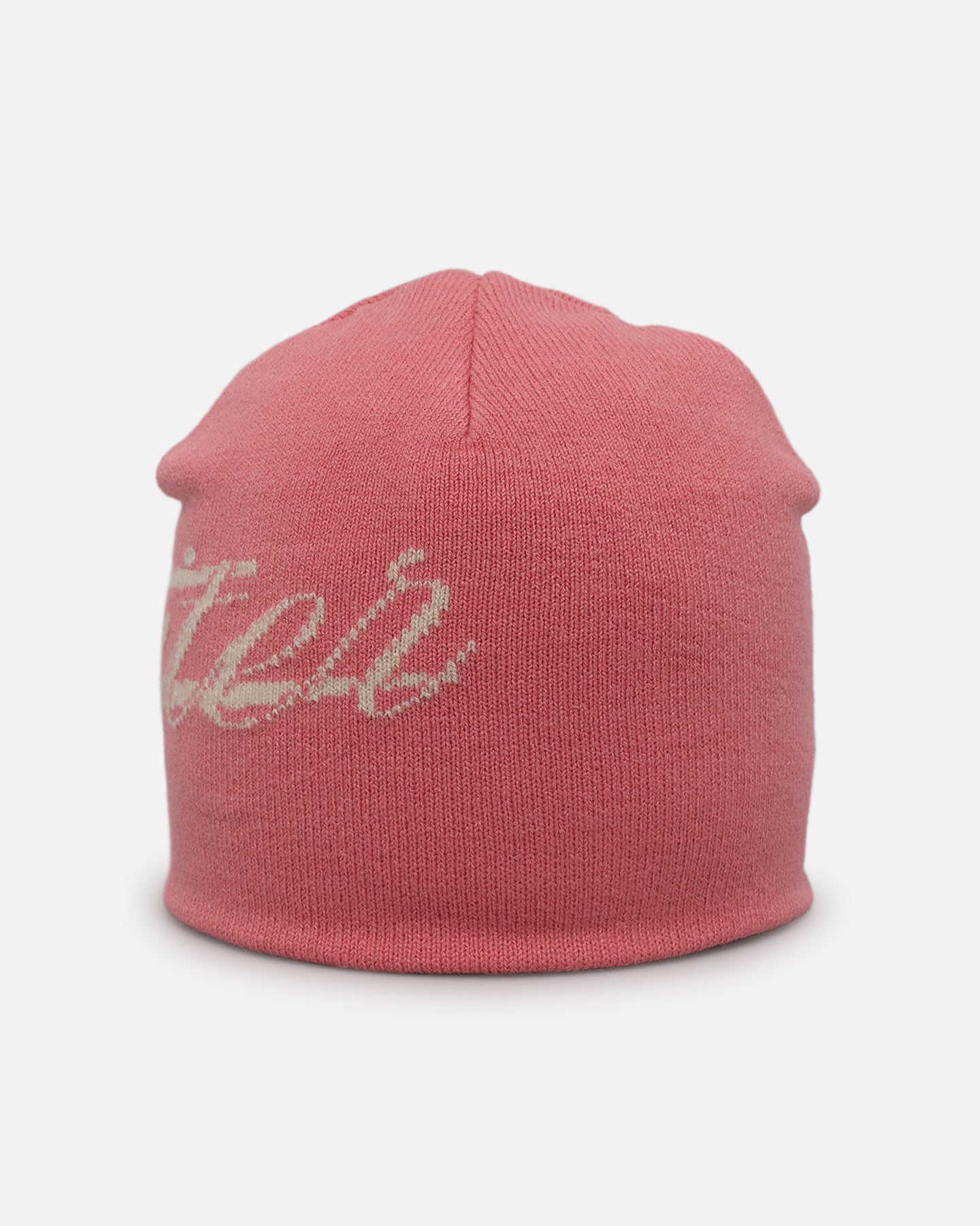 Loiter Hybrid Skull Knit Beanie Pink | Culture Kings US