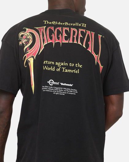 73Studio x The Elder Scrolls: The Elder Scrolls Daggerfall T-Shirt Black Acidwash