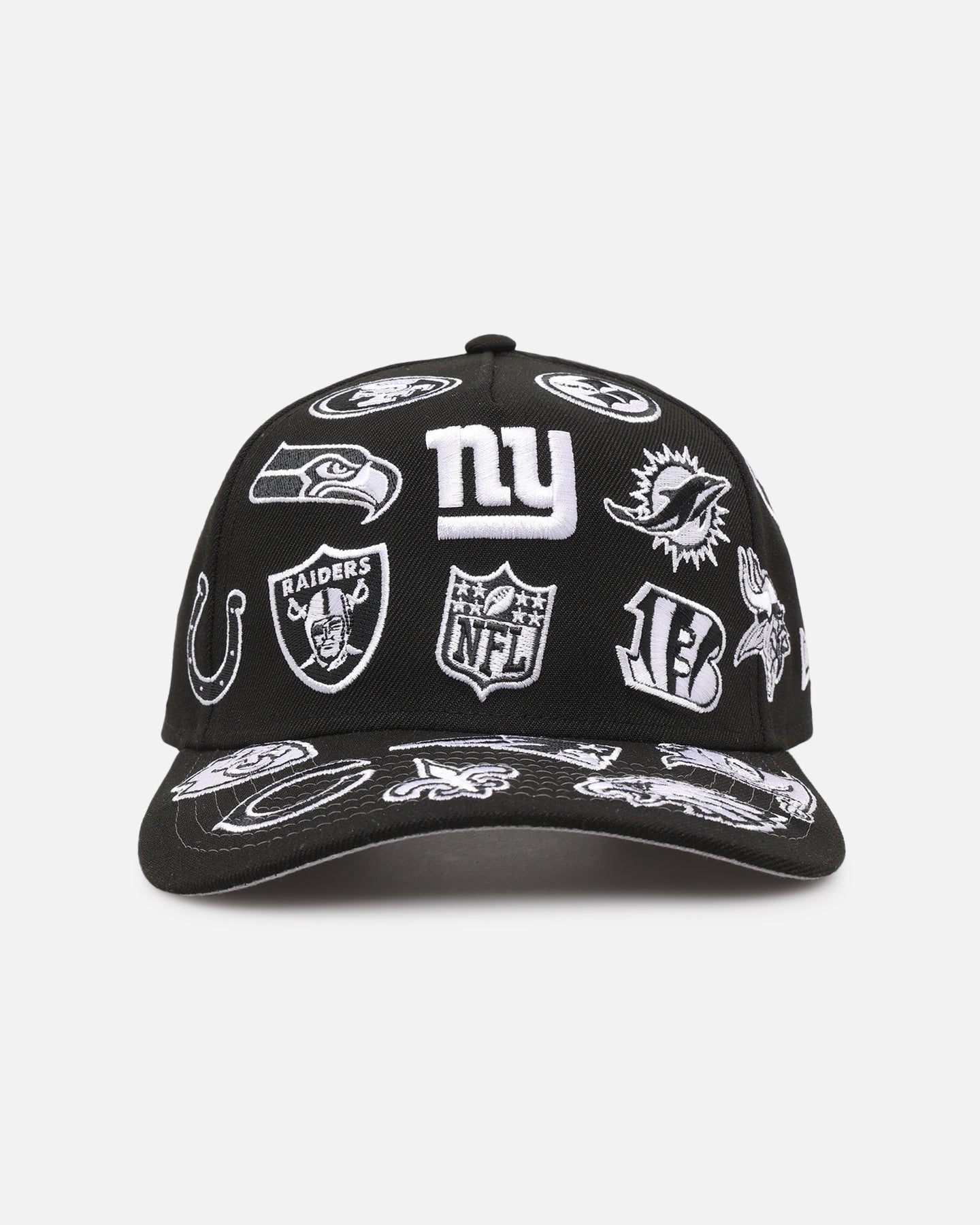New Era NFL 'All Over Leagues' 9FORTY A-Frame Snapback Black