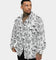Saint Morta Paisley Skulls Long Sleeve Button Up Shirt White/Black