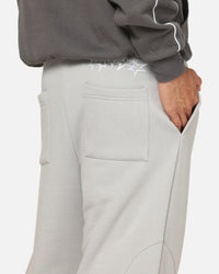 Carre Off Grid Panelled Trackpants Light Grey