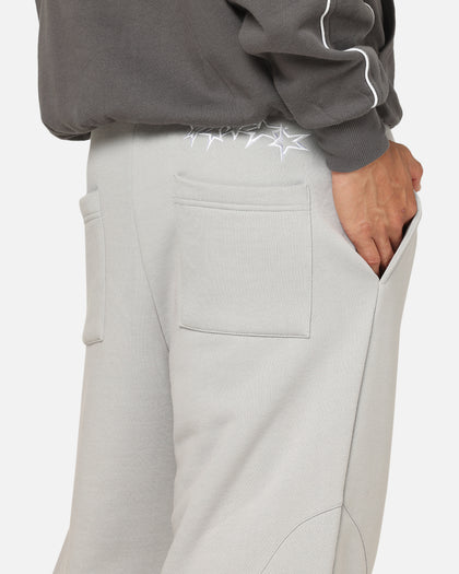 Carre Off Grid Panelled Trackpants Light Grey