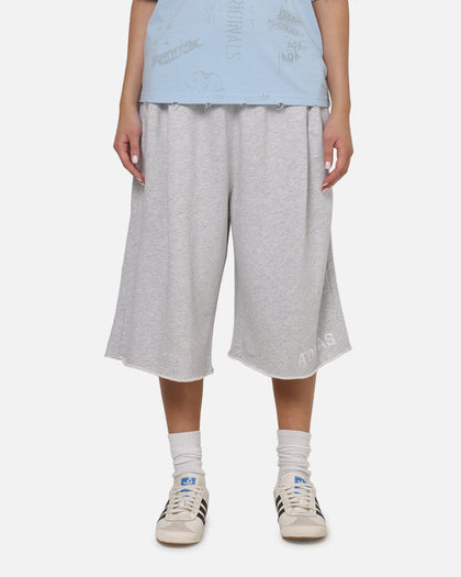 Adidas Originals Long Sweat Shorts Light Grey