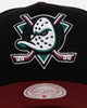 Mitchell & Ness Anaheim Ducks 'Ducks Variety Pack' Pro Pinch Snapback Black/Purple