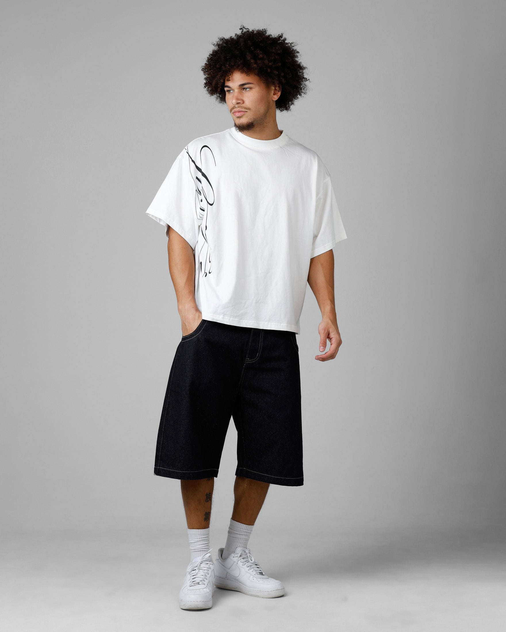 Loiter Star Born Denim Jorts Indigo | Culture Kings US