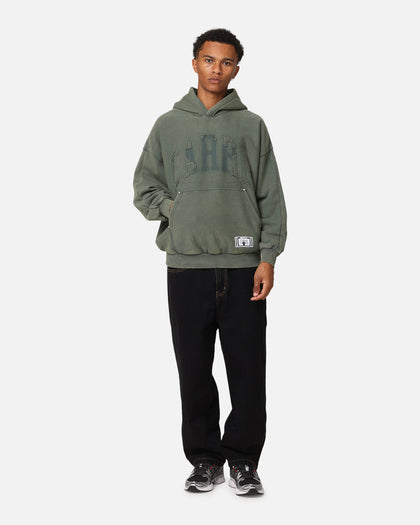 Carre Con-Star Hoodie Rinsed Moss Green