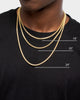 House Of Auric Franco 2.8mm 24" Chain 18k Gold Vermeil