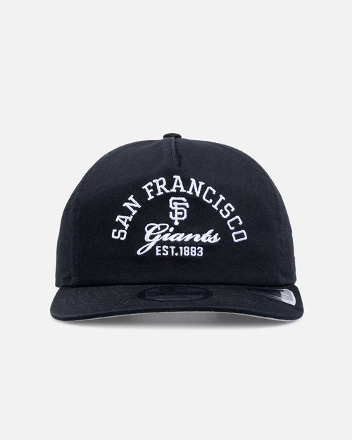 New Era San Francisco Giants 'MLB Stacked Logo' 19TWENTY Snapback Black