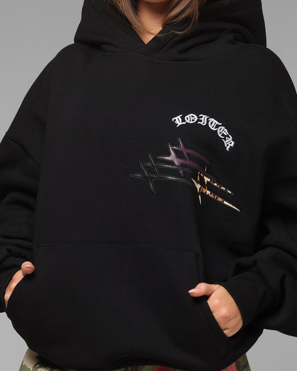 Loiter Star Global Hoodie Black