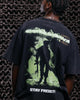 73Studio X Call Of Duty Modern Warfare 2 Vintage T-Shirt Black Acidwash