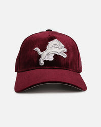 New Era Detroit Lions 'Velvet Dreams' 9FORTY A-Frame Snapback Burgundy