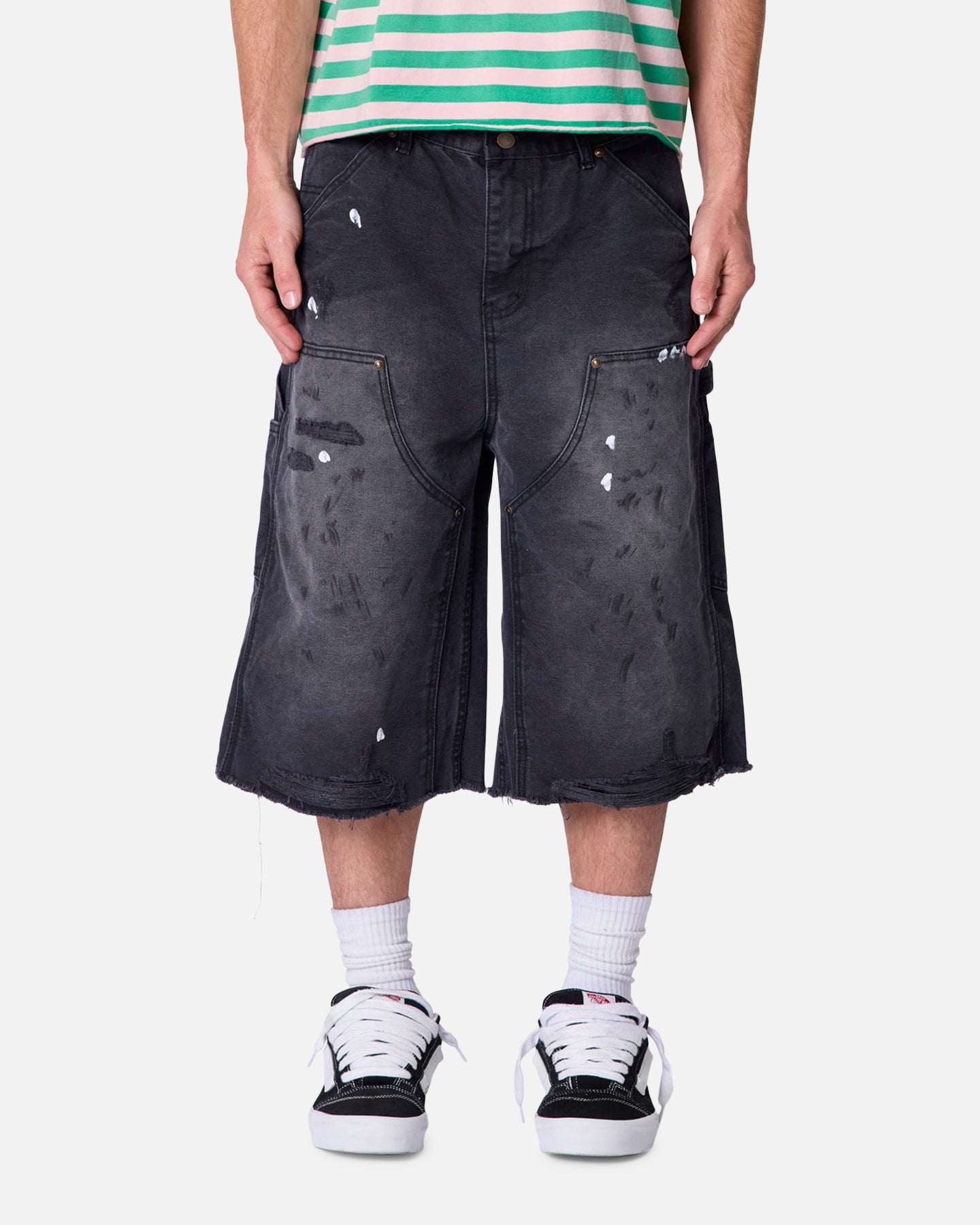MNML Ultra Baggy Work Shorts Black | Culture Kings US