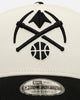 New Era Denver Nuggets 'Easy Chrome Black' 9FORTY A-Frame Snapback Chrome/Black