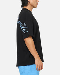 Carre Side Script Oversized T-Shirt Black/Blue